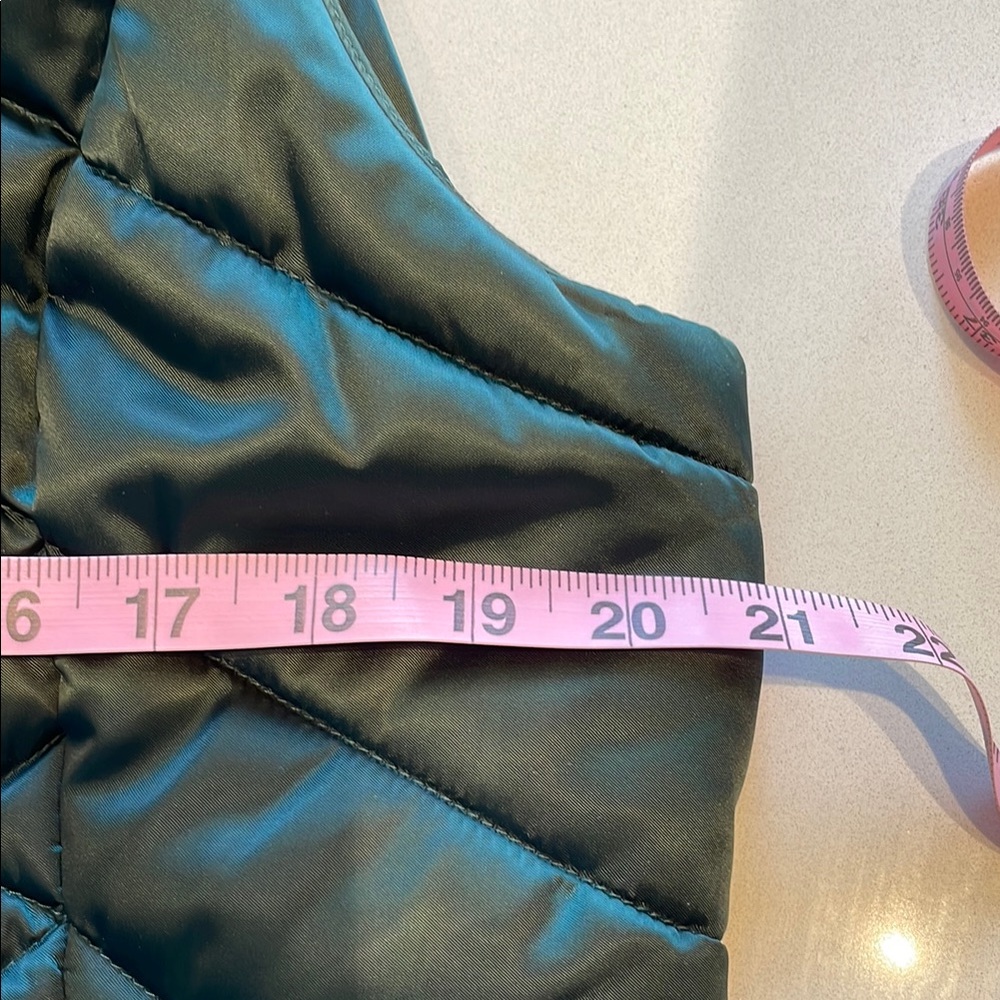 The North Face NWOT Puffer Vest, Emerald Green, Woman’s, 550 Down Fill, Size L - Picture 9 of 13